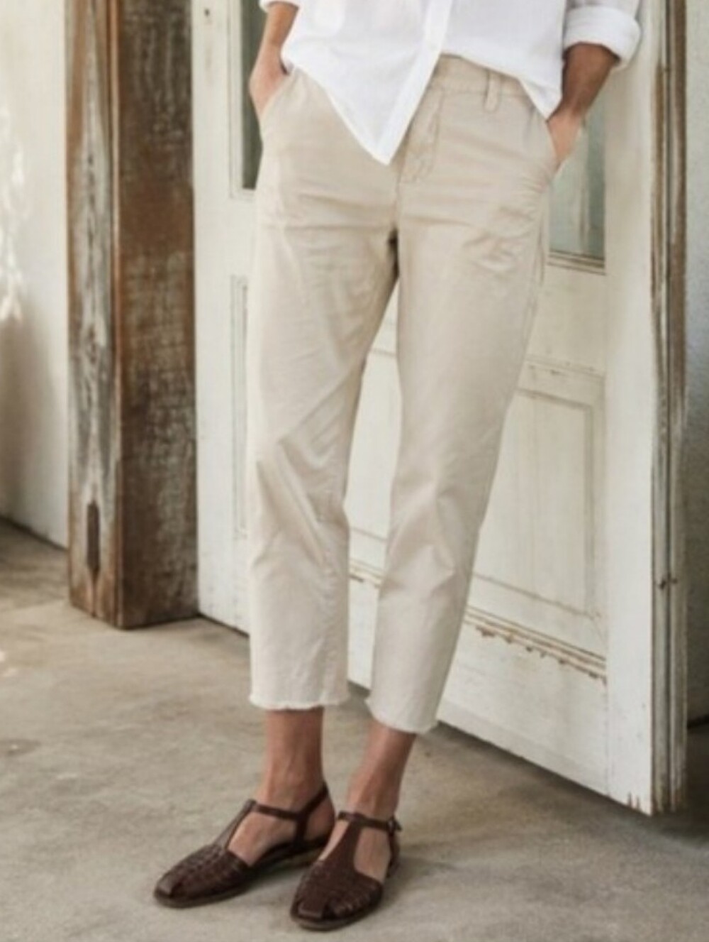 Frank & Eileen Wicklow Italian Chino Pants Khaki